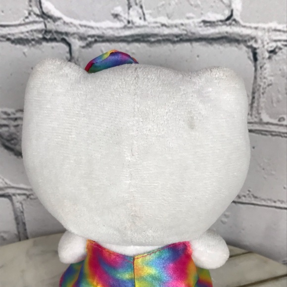 Ty Beanie Babies Hello Kitty Rainbow Pride Plush Toy By Sanrio Stuffed Animal - Picture 6 of 6